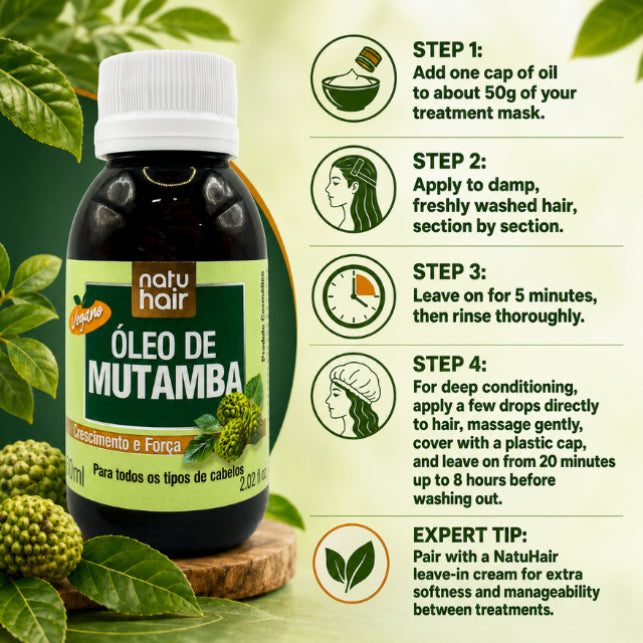 NatuHair Aceite de Mutamba – 60 ml